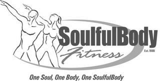 SOULFULBODY FITNESS EST. 1988 ONE SOUL, ONE BODY, ONE SOULFULBODY logo