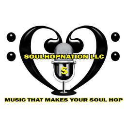 SOULHOPNATION LLC SN MUSIC THAT MAKES YOUR SOUL HOP logo