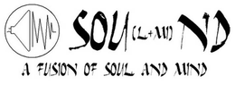 SOU(L+MI)ND A FUSION OF SOUL AND MIND logo