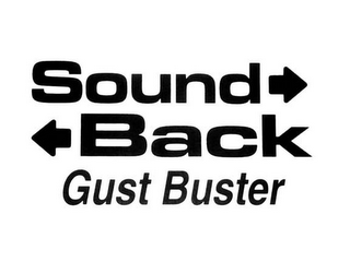 SOUND BACK GUST BUSTER logo
