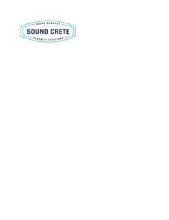 SOUND COMPANY SOUND CRETE CONCRETE SOLUTIONS logo