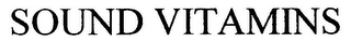 SOUND VITAMINS logo