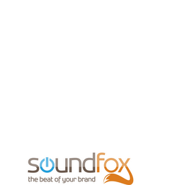 SOUNDFOX THE BEAT OF YOUR BRAND logo