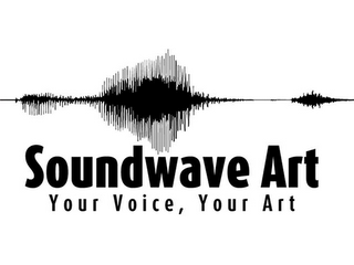 SOUNDWAVE ART YOUR VOICE, YOUR ART logo