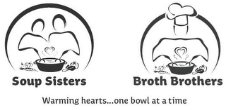 SOUP SISTERS BROTH BROTHERS WARMING HEARTS ONE BOWL AT A TIME logo