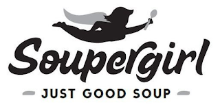 SOUPERGIRL JUST GOOD SOUP logo