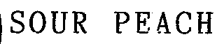 SOUR PEACH logo