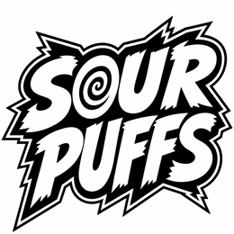 SOUR PUFFS logo
