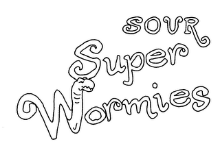 SOUR SUPER WORMIES logo