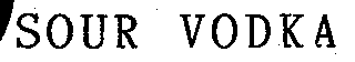 SOUR VODKA logo