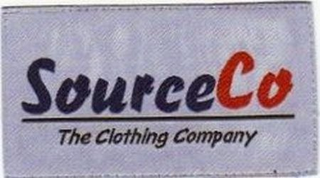 SOURCECO THE CLOTHING COMPANY logo