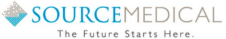 SOURCEMEDICAL THE FUTURE STARTS HERE. logo