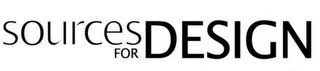 SOURCES FOR DESIGN logo
