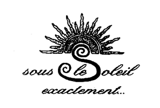 SOUS LE SOLEIL EXACTEMENT logo