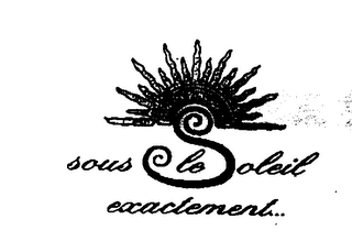SOUS LE SOLEIL EXACTEMENT logo