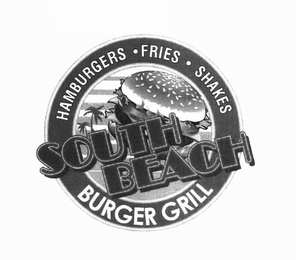 SOUTH BEACH HAMBURGER FRIES SHAKES BURGER GRILL logo