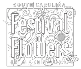 SOUTH CAROLINA FESTIVAL OF FLOWERS IN GREENWOOD logo