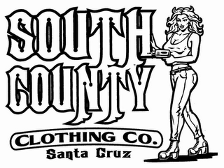 SOUTH COUNTY CLOTHING CO. SANTA CRUZ logo