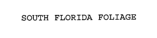 SOUTH FLORIDA FOLIAGE logo