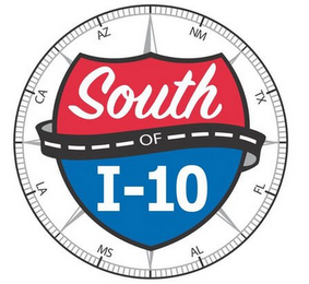 SOUTH OF I-10 CA AZ NM TX FL AL MS LA logo