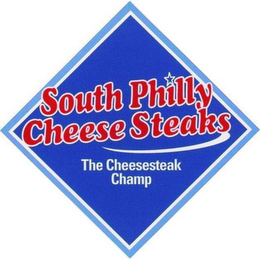 SOUTH PHILLY CHEESE STEAKS THE CHEESESTEAK CHAMP logo
