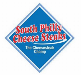 SOUTH PHILLY CHEESE STEAKS THE CHEESESTEAK CHAMP logo