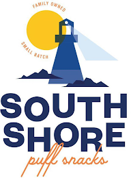 SOUTH SHORE PUFF SNACKS FAMILY OWNED SMALL BATCH logo