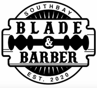 SOUTHBAY BLADE & BARBER EST. 2020 logo