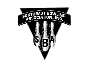 SOUTHEAST BOWLING ASSOCIATION, INC. SBA logo