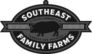 SOUTHEAST FAMILY FARMS A PROUD COMMUNITY OF - FARMERS AND GROWERS - logo