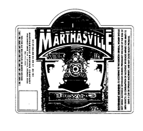 SOUTHERN ALE MARTHASVILLE BREWING COMPANY ATLANTA GEORGIA logo