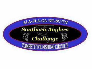 SOUTHERN ANGLERS CHALLENGE ALA-FLA-GA-NC-SC-TN COMPETITVE FISHING CIRCUITS logo