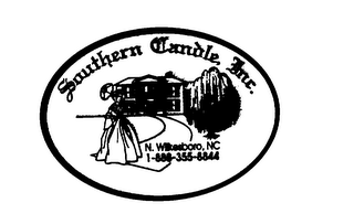 SOUTHERN CANDLE, INC. N. WILKESBORO, NC 1-888-355-8844 logo