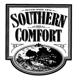 SOUTHERN COMFORT ESTABLISHED 1874 logo