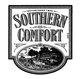 SOUTHERN COMFORT ESTABLISHED 1874 logo