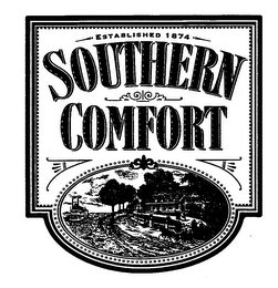 SOUTHERN COMFORT ESTABLISHED 1874 logo
