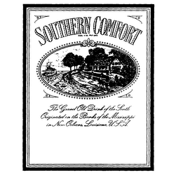 SOUTHERN COMFORT THE GRAND OLD DRINK OF THE SOUTH ORIGINATED ON THE BANKS OF THE MISSISSIPPI IN NEW ORLEANS, LOUISIANA, U.S.A. logo