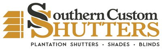 SOUTHERN CUSTOM SHUTTERS PLANTATION SHUTTERS · SHADES · BLINDS logo