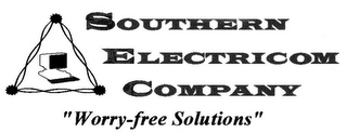 SOUTHERN ELECTRICOM COMPANY "WORRY-FREE SOLUTIONS" logo