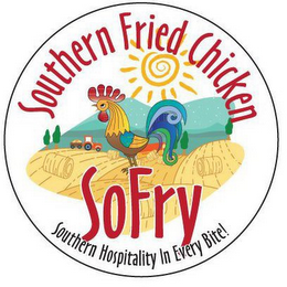 SOUTHERN FRIED CHICKEN SOFRY SOUTHERN HOSPITALITY IN EVERY BITE! logo