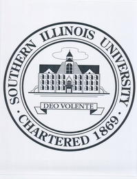 SOUTHERN ILLINOIS UNIVERSITY CHARTERED 1869 DEO VOLENTE logo