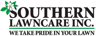SOUTHERN LAWNCARE INC. WE TAKE PRIDE IN YOUR LAWN logo
