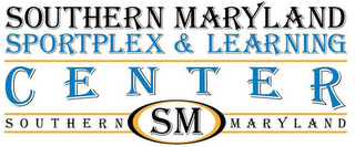 SOUTHERN MARYLAND SPORTPLEX & LEARNING CENTER SM SOUTHERN MARYLAND logo