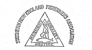 SOUTHERN NEW ENGLAND FISHERMEN'S ASSOCIATION JUSTICE HARMONY EQUALITY logo