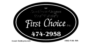 SOUTHERN OREGON REAL ESTATE'S FIRST CHOICE INC. logo