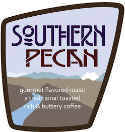 SOUTHERN PECAN GOURMET FLAVORED ROAST: A TRADITIONAL TOASTED RICH & BUTTERY COFFEE logo