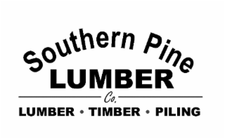 SOUTHERN PINE LUMBER CO.  LUMBER • TIMBER • PILING logo