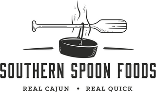 SOUTHERN SPOON FOODS REAL CAJUN · REAL QUICK logo