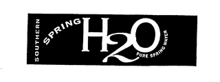 SOUTHERN SPRING H2O PURE SPRING WATER logo