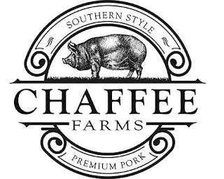 SOUTHERN STYLE CHAFFEE FARMS PREMIUM PORK logo